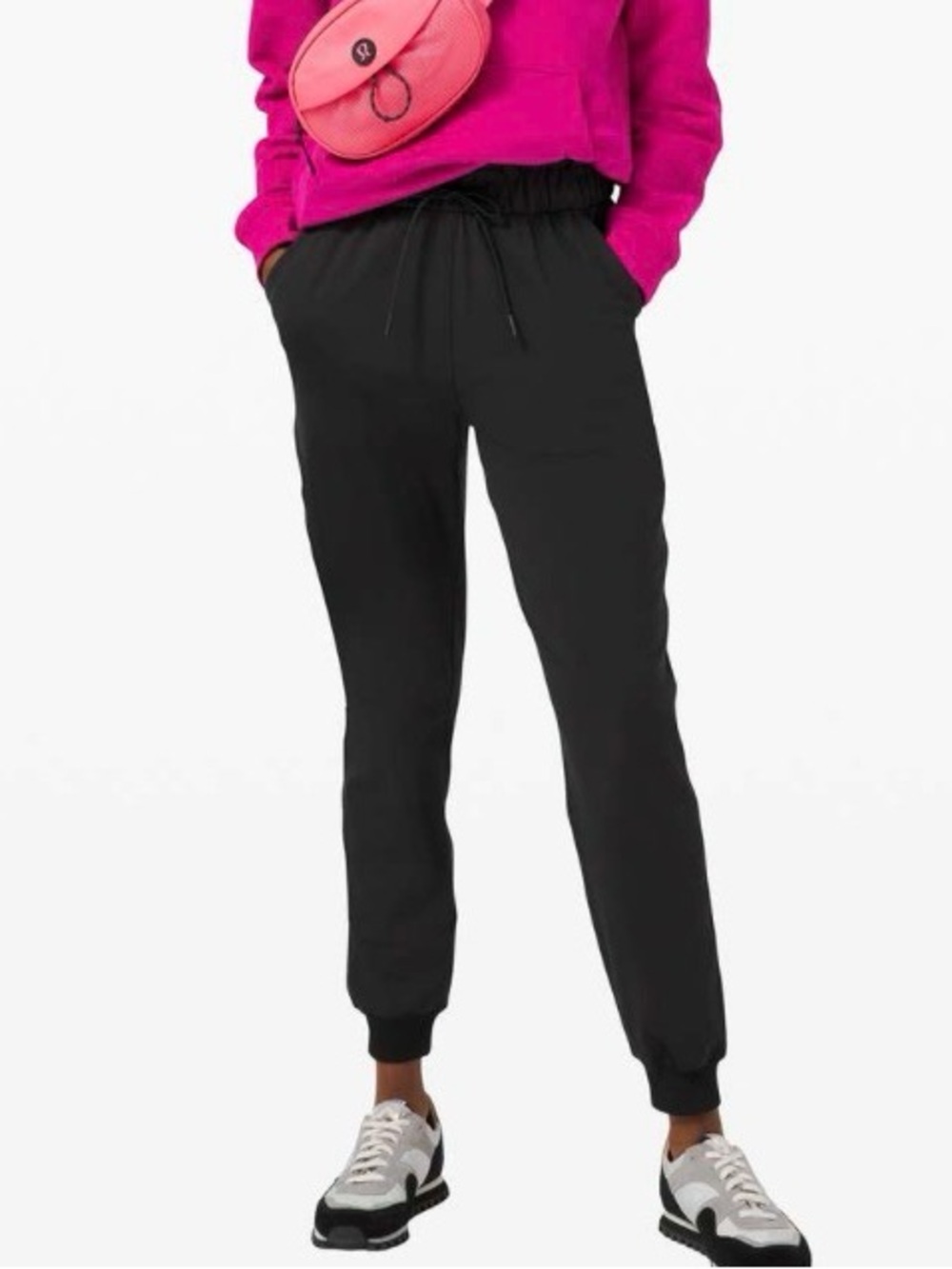 Lululemon Keep Moving Jogger Black Women’s Size 6 trackpants Athletic Casual